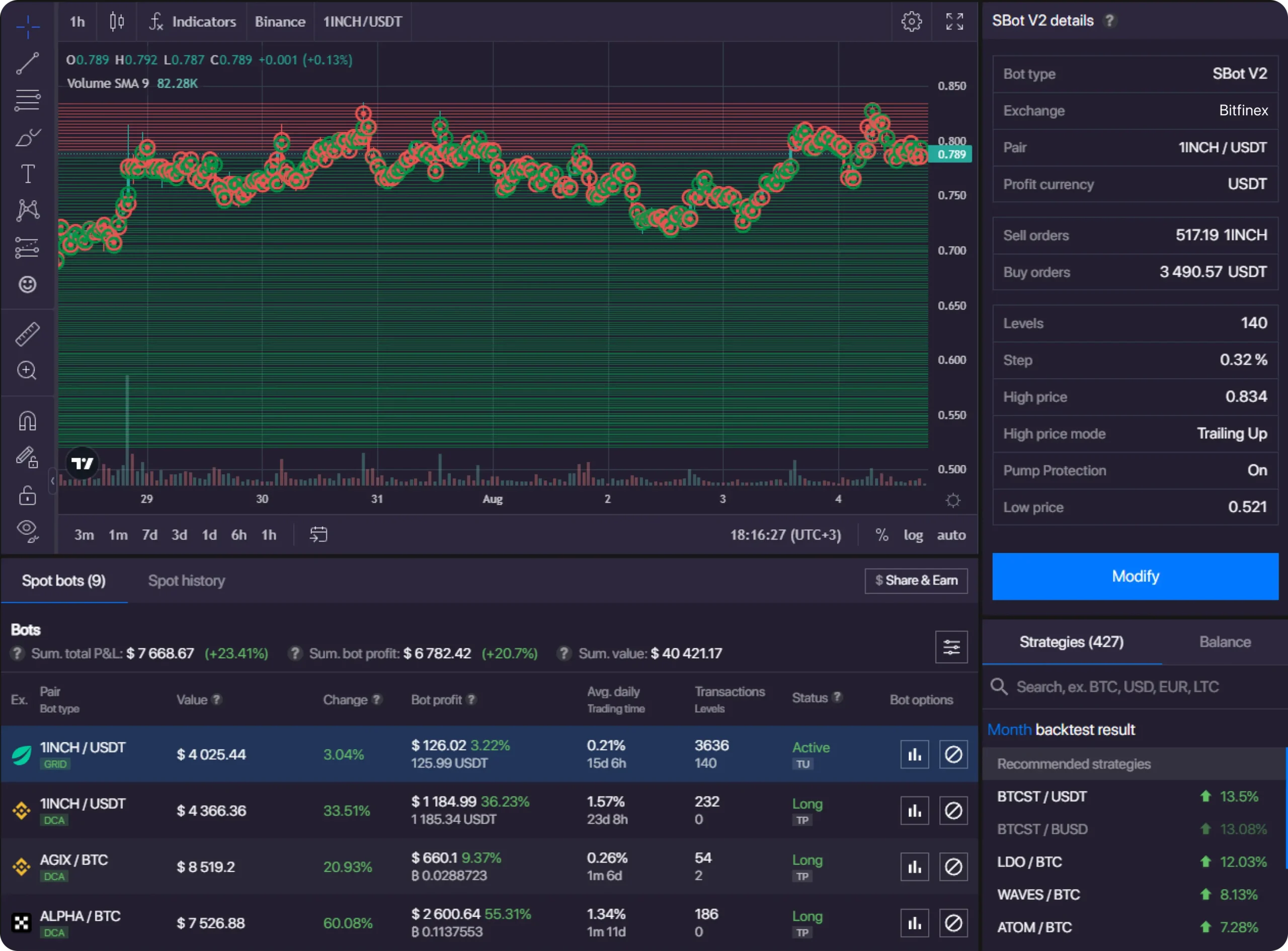 Crypto trading app